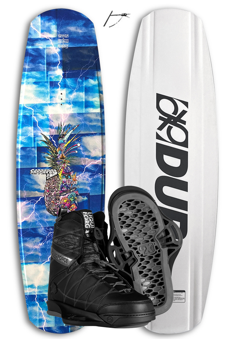 Double Up Double Up Sapparod 152cm 2024 plus Classic WAKEBOARDSET 2024
