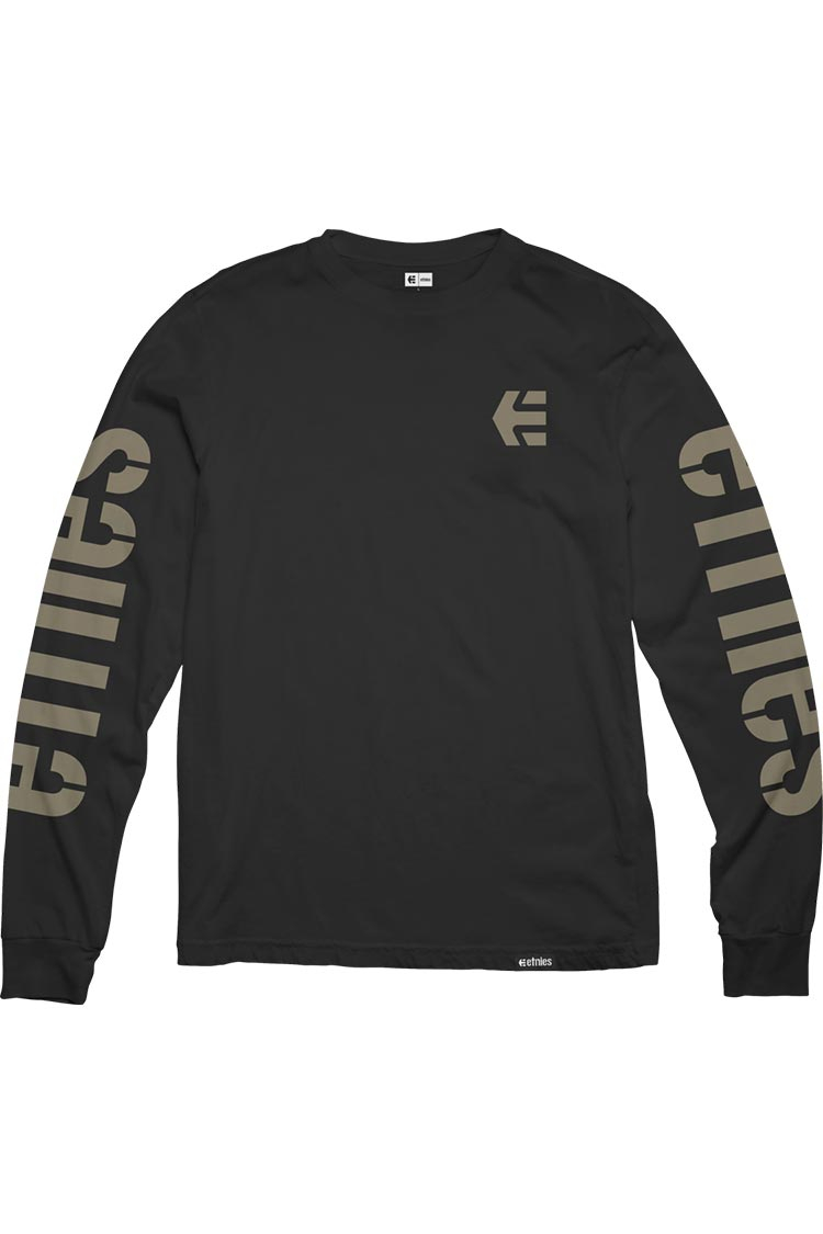 Etnies ICON LS Tee Black/Olive 2022