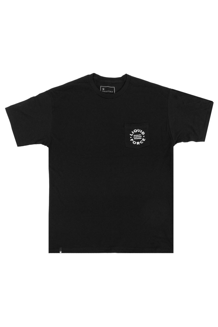 Liquid Force CUSTOM SHAPES POCKET TEE Black 2021