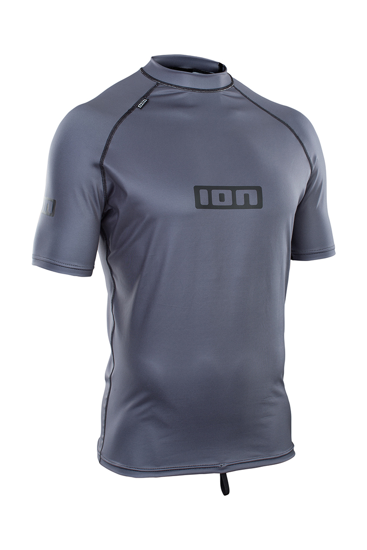 ION Rashguard Promo SS men Lycra steel blue