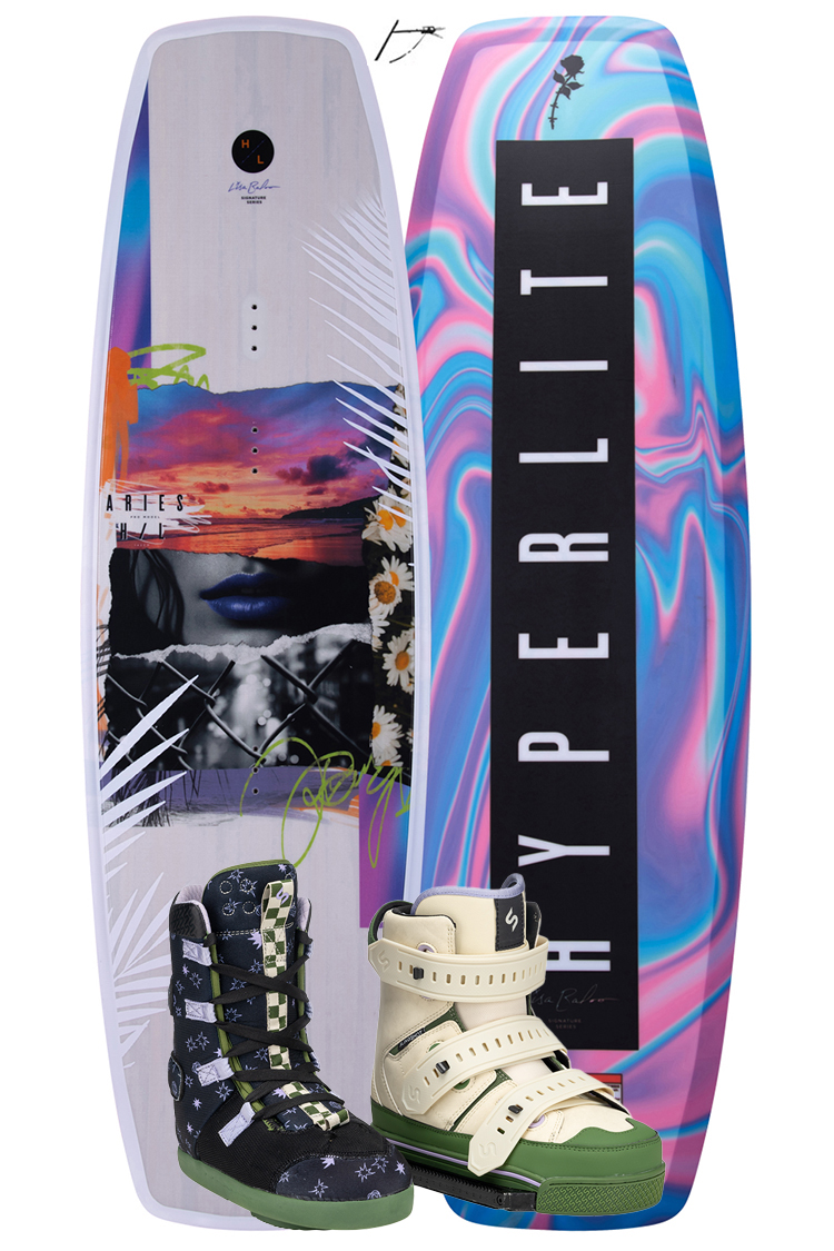 Hyperlite Hyperlite Aries 142cm 2025 plus Copycat WAKEBOARDSET 2025