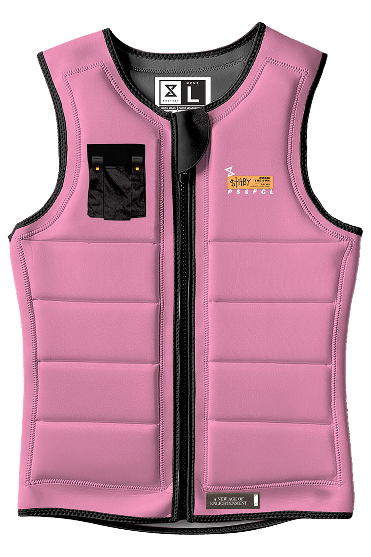 SouthBy P$$FCL Bennington Pink Wakeboard Impact Weste 2025