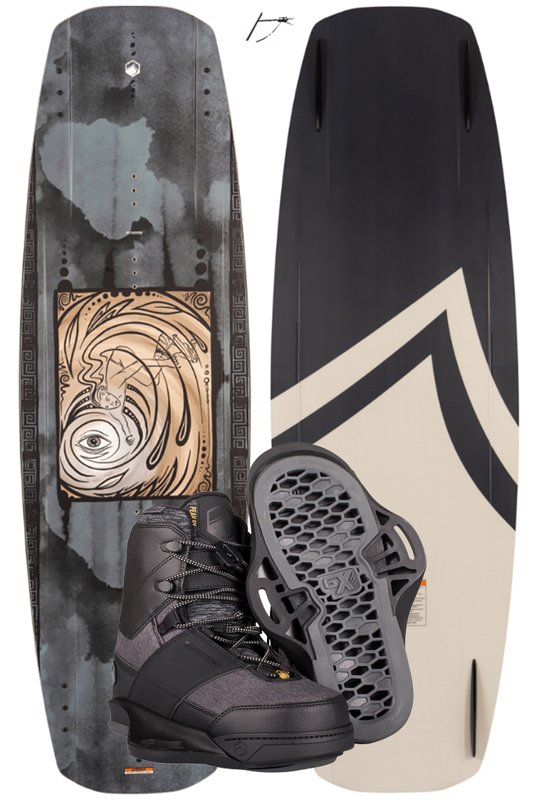 Liquid Force Liquid Force FLX 139cm 2022 plus Peak 6x WAKEBOARDSET 2022