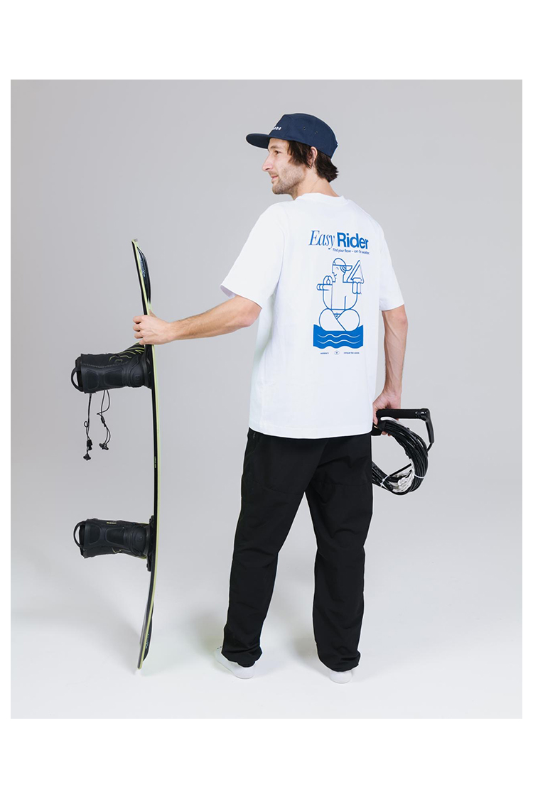 FIVEBOARDS Easy rider T-Shirt white 2025