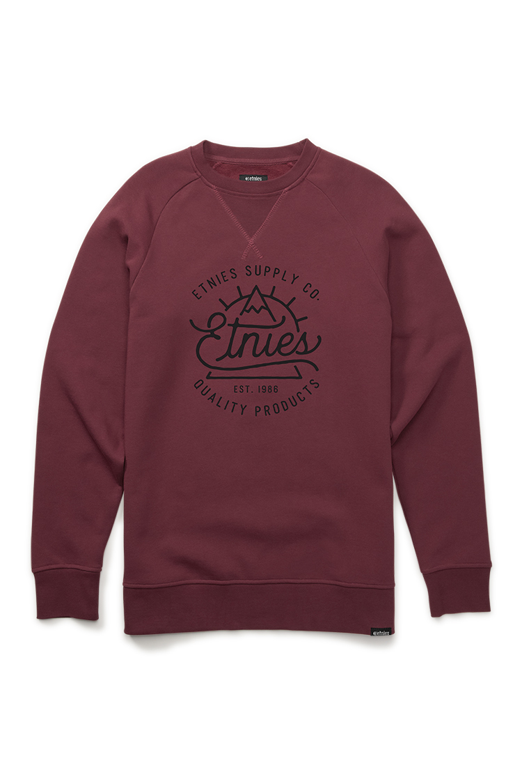 Etnies Creep Crew Hoodie Burgundy 2018