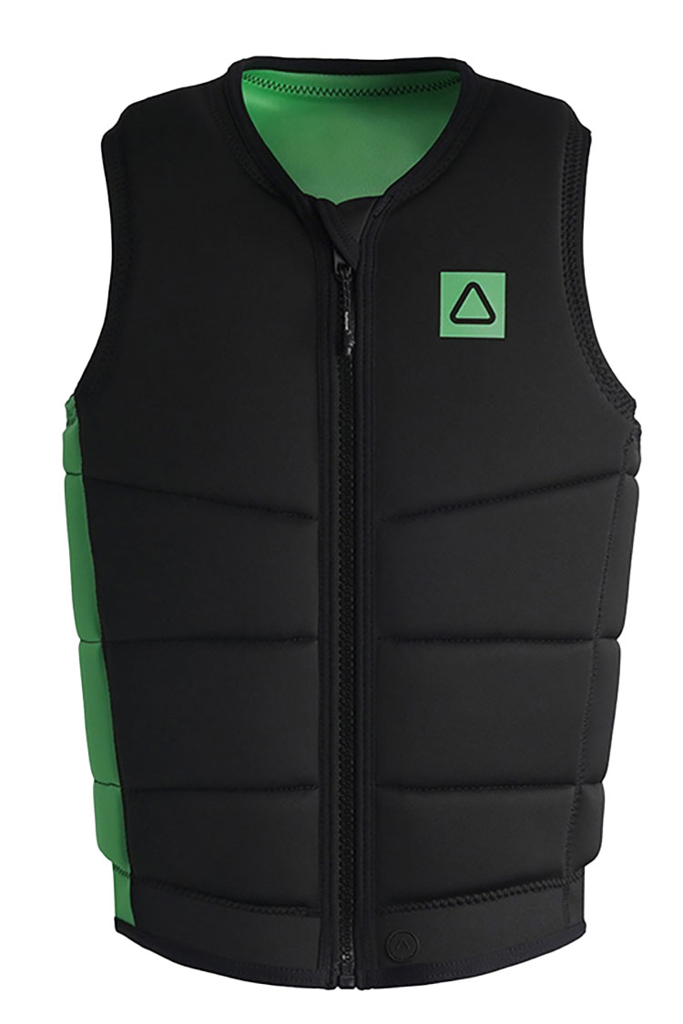 Follow CORP WAKEBOARD IMPACT VEST BLACK GREEN MENS 2026