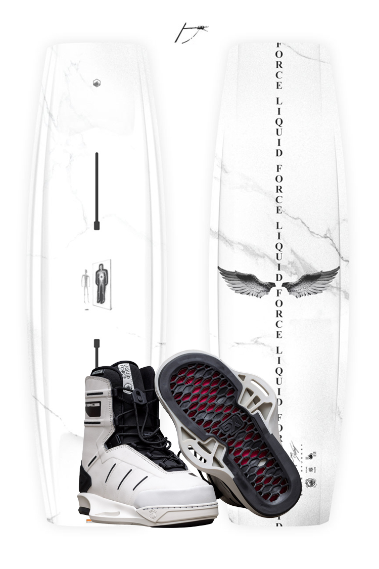 Liquid Force GRAIL 143 plus AERO WHITE 6X WAKEBOARDSET 2026