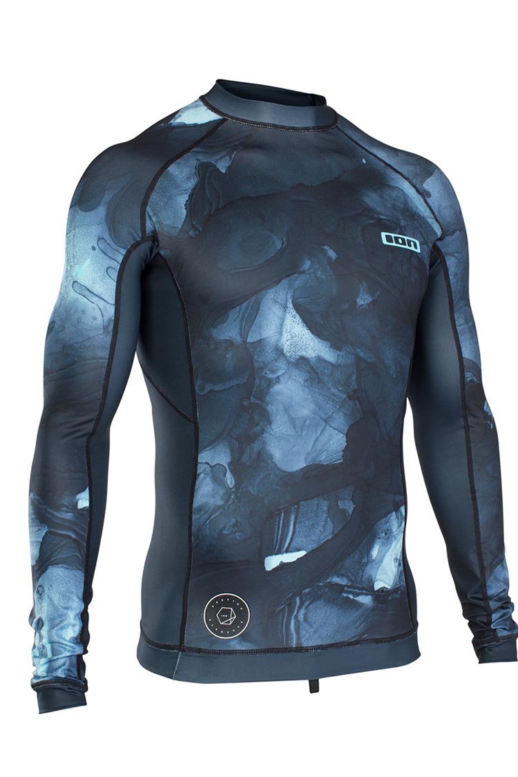 ION Rashguard Men Maze LS dark blue capsule 2019