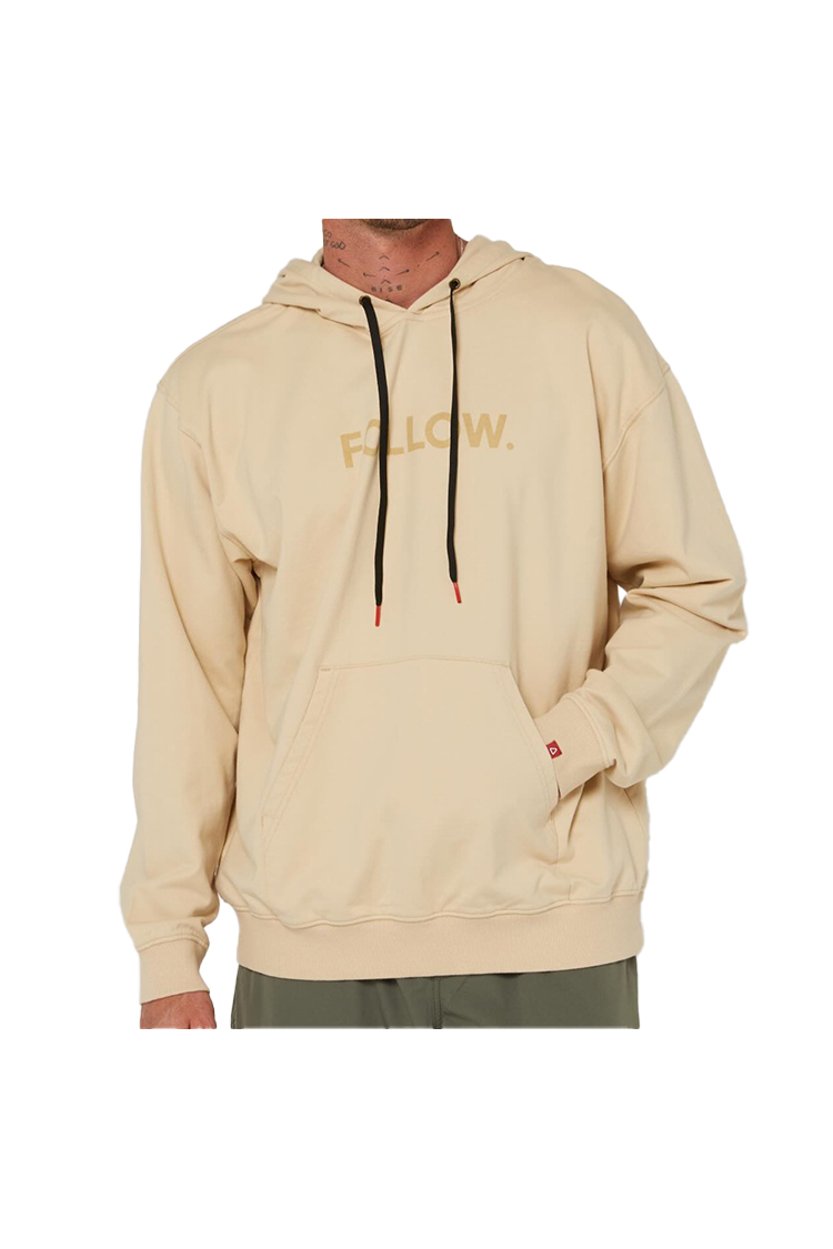 Follow LOGO HOODY SWEATSHIRT SAND 2026