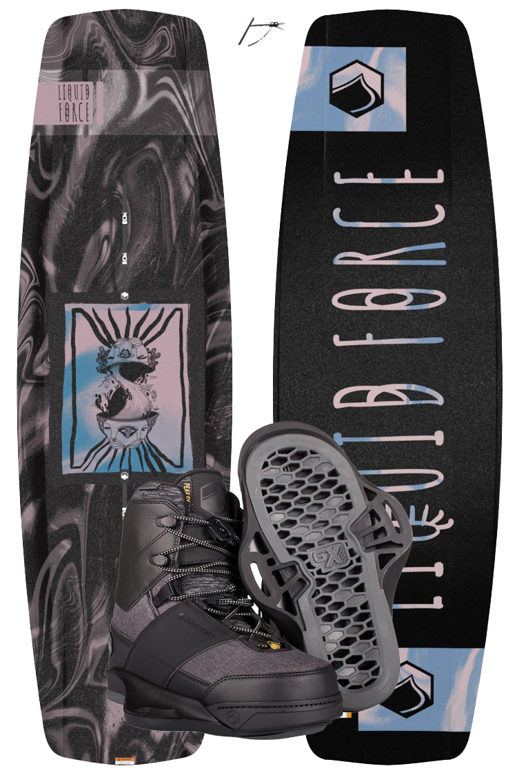 Liquid Force Liquid Force Butterstick Pro 148cm 2025 plus Peak 6x WAKEBOARDSET 2025