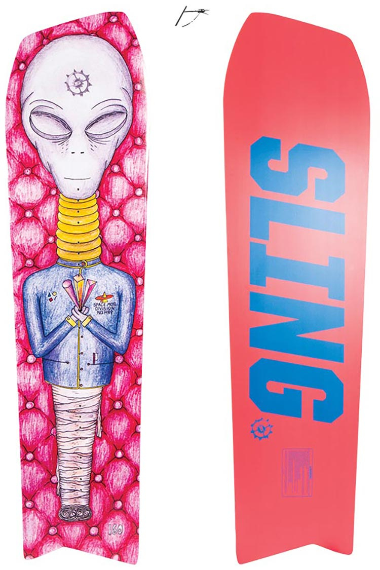 Slingshot Space Mob Directional Wakeboard 2020