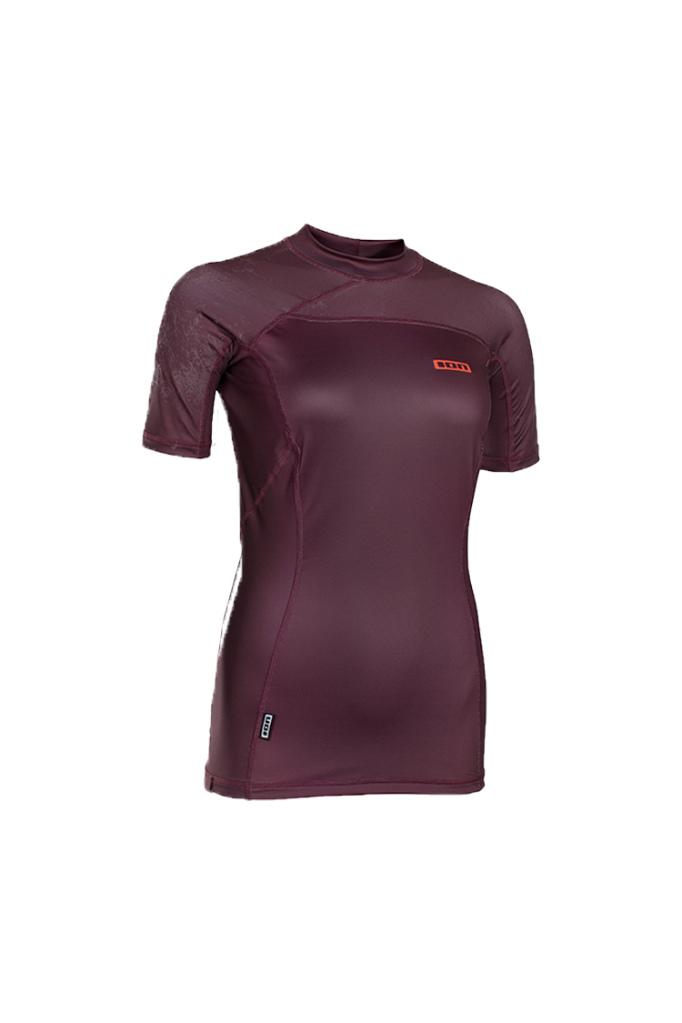 ION Rashguard Women SS wine red 