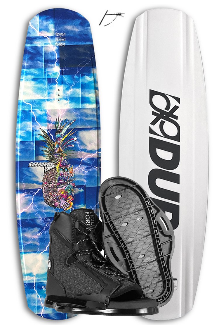 Double Up Double Up Sapparod 148cm 2024 plus Index WAKEBOARDSET 2024