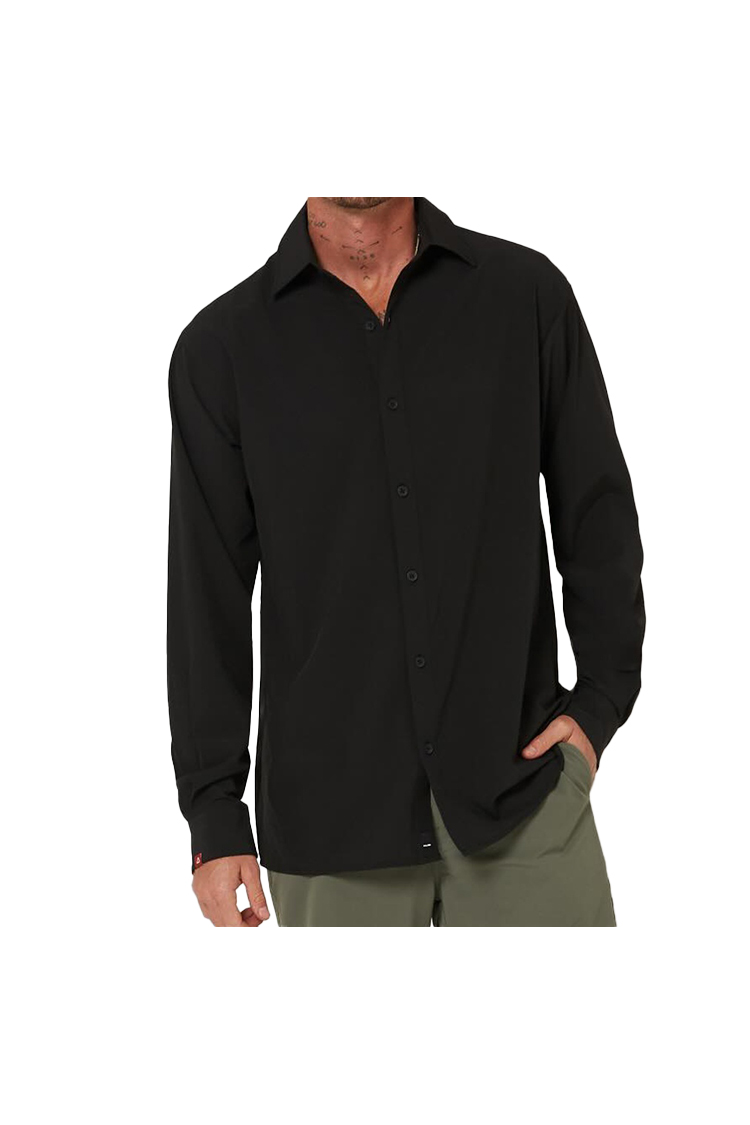 Follow TECH SHIRT L/S T-SHIRT BLACK 2026