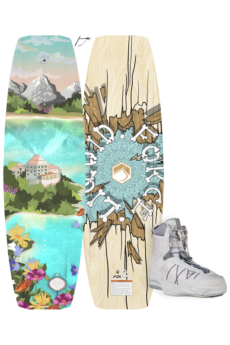 Liquid Force HOLIDAY 134 plus VIDA 6X WAKEBOARDSET 2025