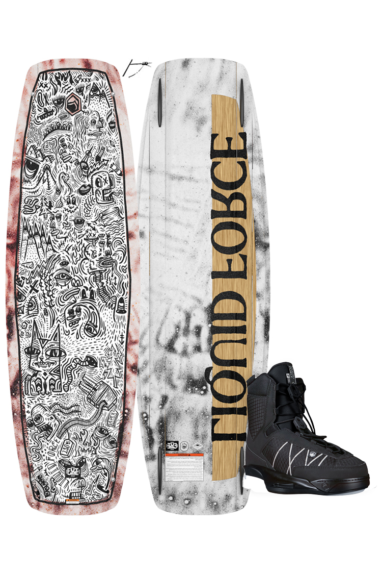 Liquid Force APEX FS RED 130 plus TAO 6X WAKEBOARDSET 2025