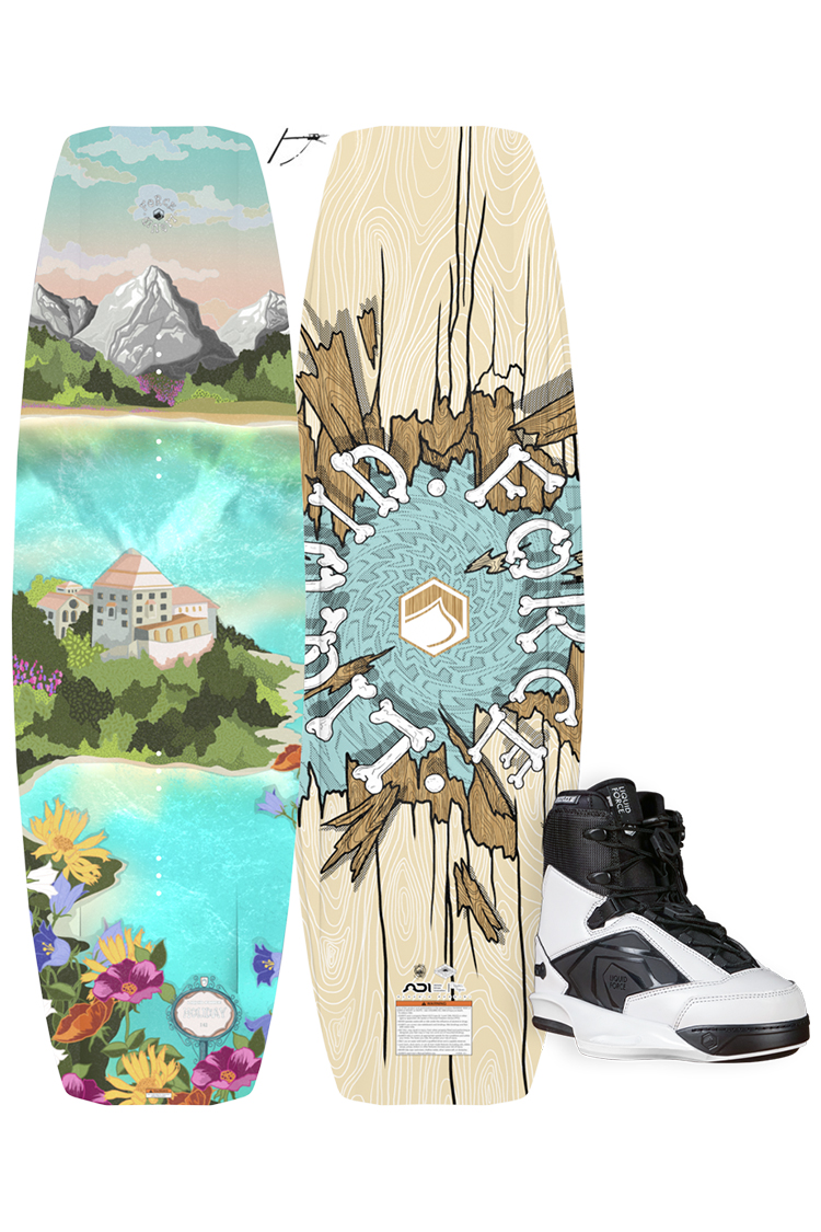Liquid Force HOLIDAY 134 plus TERRA 6X WAKEBOARDSET 2025