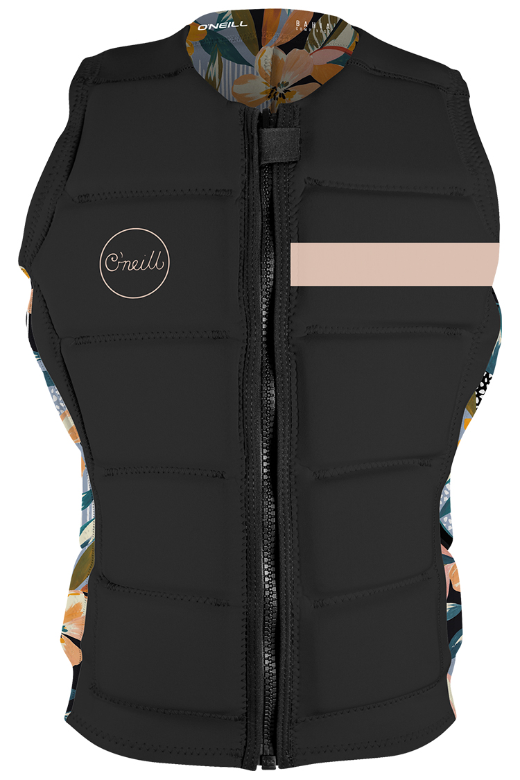 Oneill WMS Bahia Comp IMPACT VEST DEMIFLOR BLACK 2024