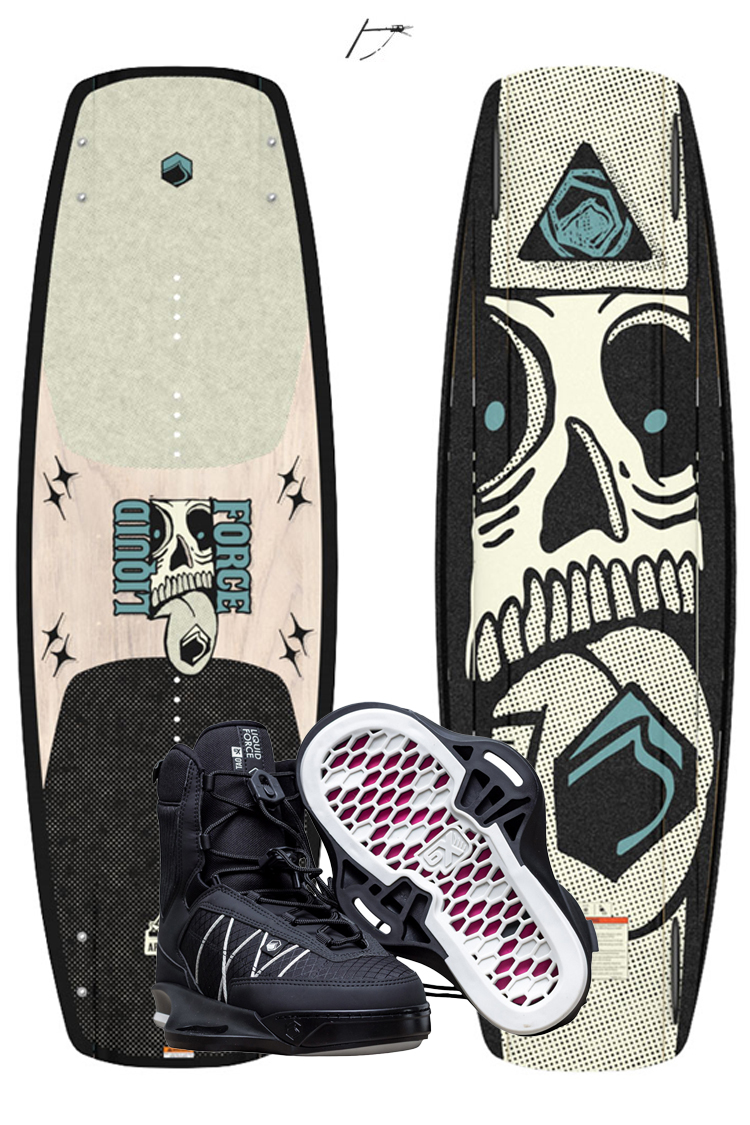 Liquid Force APEX FS 130 plus TAO 6X BLACK WAKEBOARDSET 2026