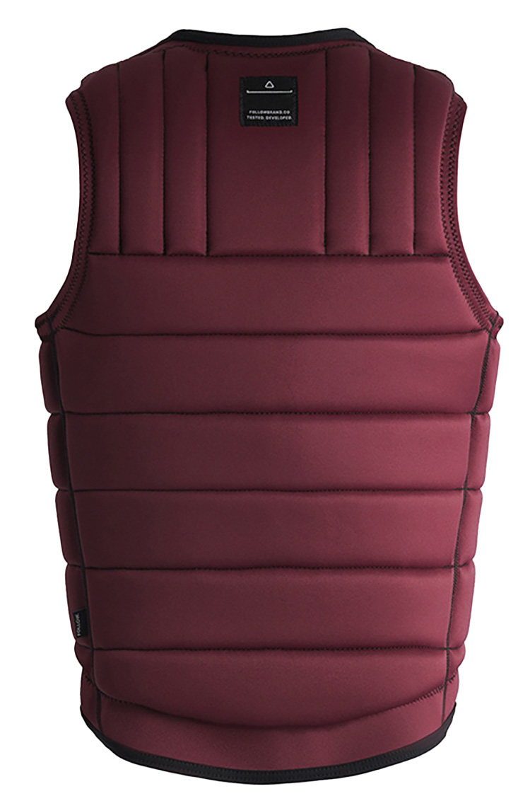 Follow TOTAL WAKEBOARD IMPACT VEST MAROON MENS 2026