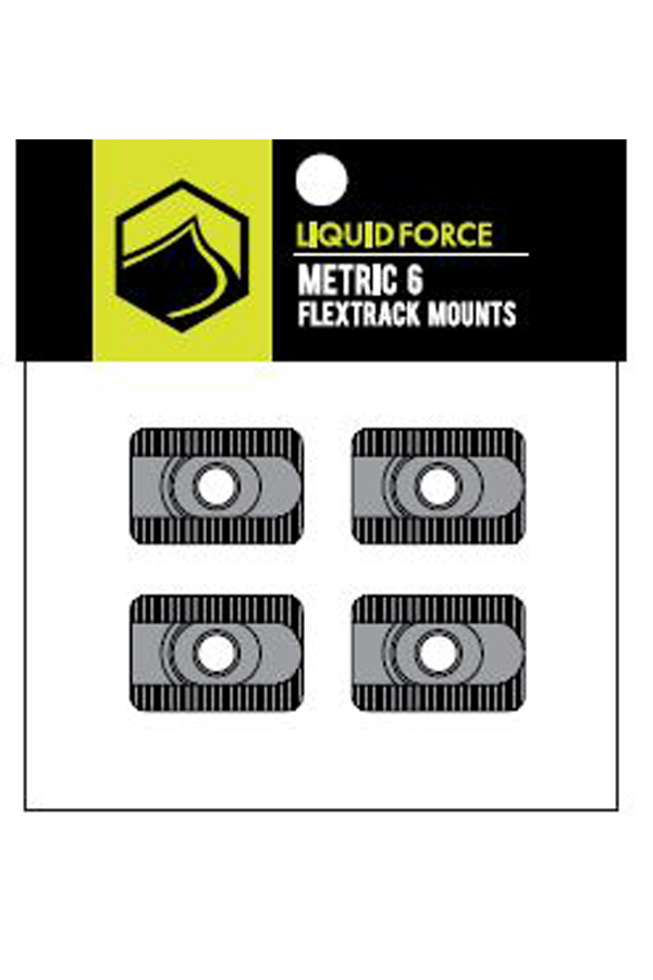 Liquid Force 6IN FlexTrack Mount 4er Set