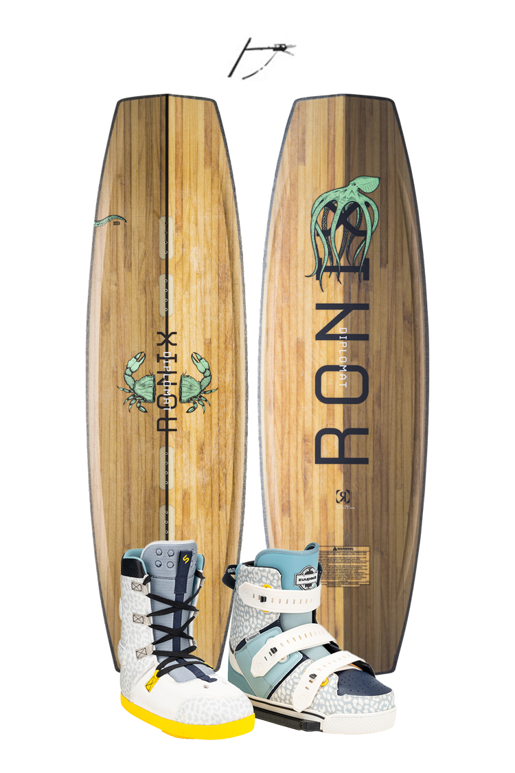 Ronix Ronix Diplomat 153cm 2025 plus Zuupack WAKEBOARDSET