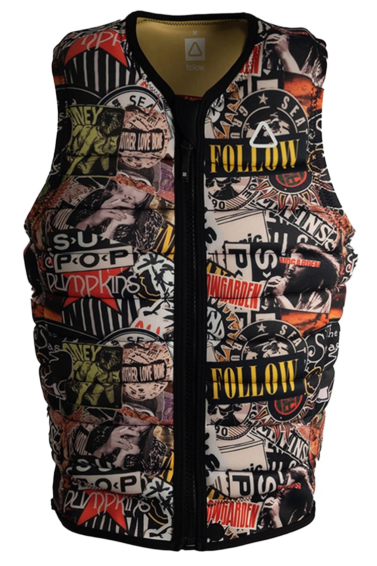 Follow Primary Heights Wakeboard Impact Vest Grunge 2023