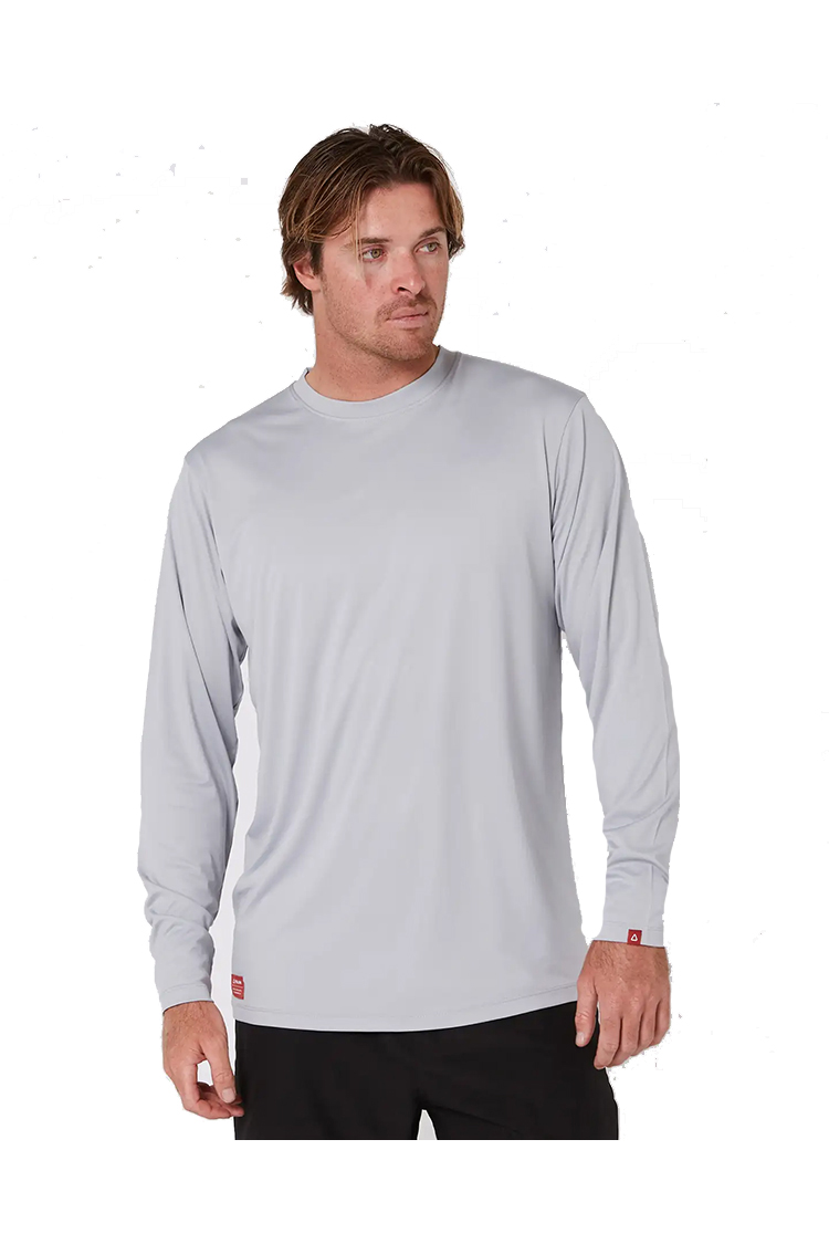 FOLLOW SUN TEE L/S LIGHT GREY MENS 2024 FOLLOW SUN TEE L/S LIGHT GREY MENS 2024