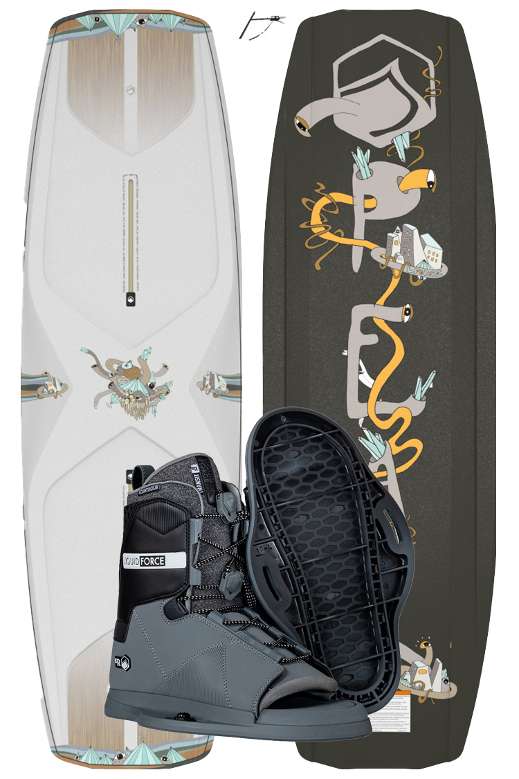 Liquid Force Liquid Force Peak 146cm 2025 plus Transit WAKEBOARDSET 2025