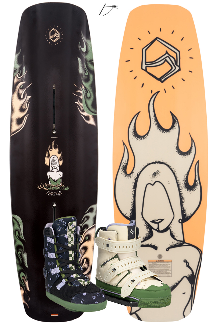 Liquid Force Liquid Force Virago 152cm 2022 plus Copycat WAKEBOARDSET 2022