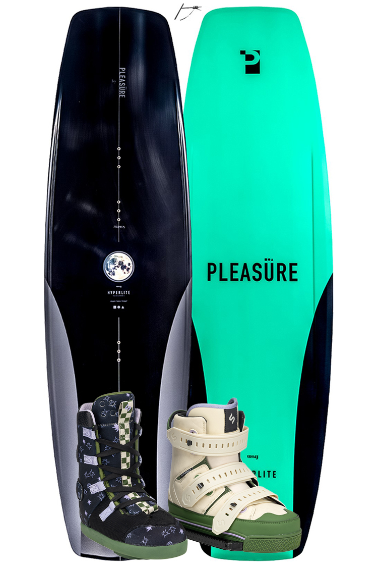 Hyperlite Hyperlite Pleasure 152cm 2025 plus Copycat WAKEBOARDSET 2025