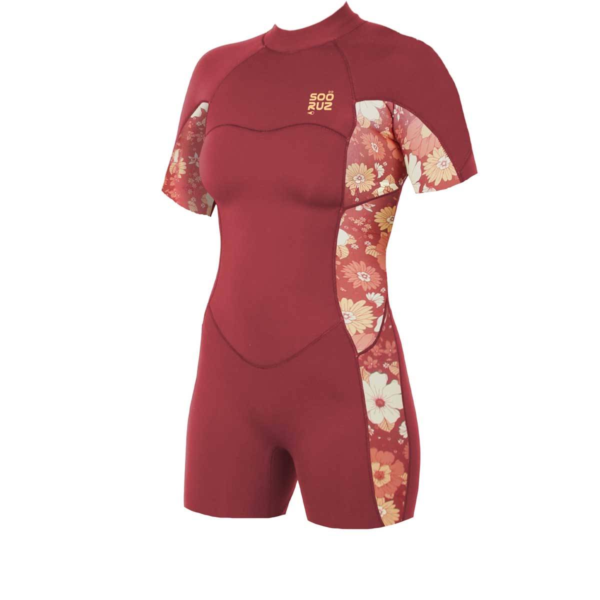 Sooeruz Soöruz Shorty Women 2-2 SS BZ DIVINE ORGANIC OYSTERPRENE Red 2025