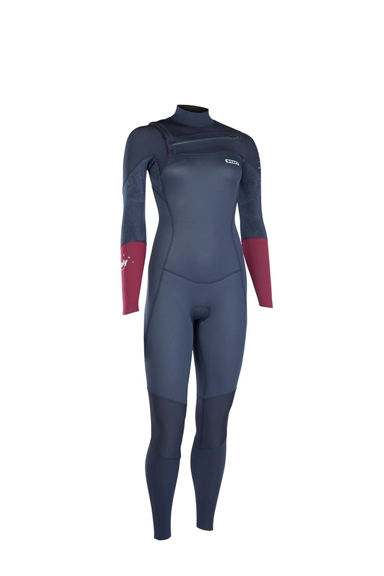 Ion Wetsuit Trinity Element Semidry 3/2 FZ slate blue 2019