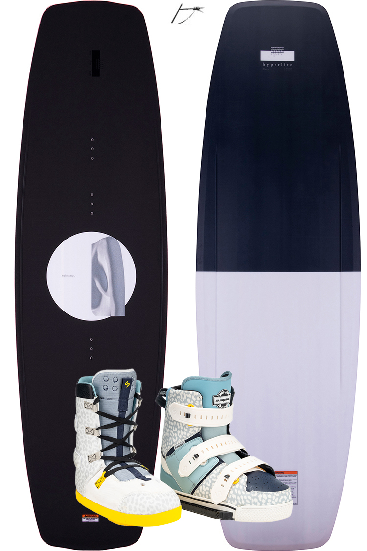 Hyperlite Hyperlite Pleasure 148cm 2022 plus Zuupack WAKEBOARDSET 2022