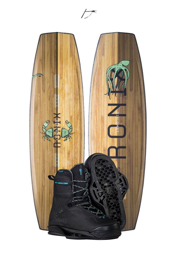 Ronix Ronix Diplomat 143cm 2025 plus Aero 6x WAKEBOARDSET