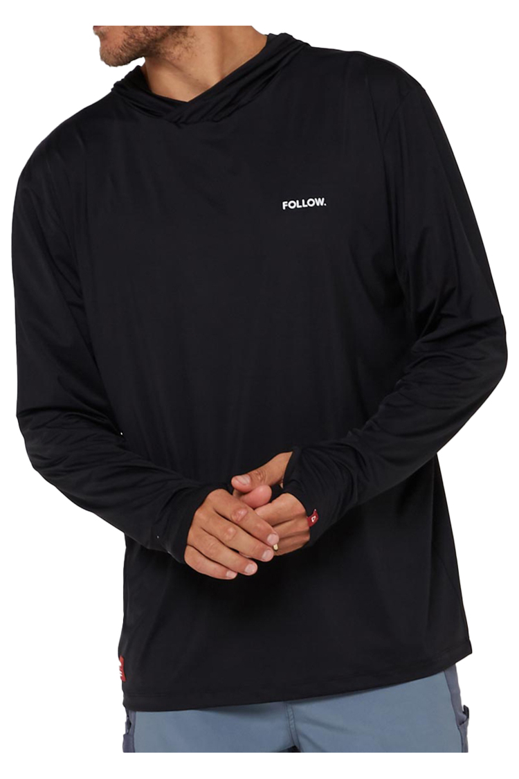 Follow WATER HOOD LS RIDING SHIRT BLACK 2025 Follow WATER HOOD LS RIDING SHIRT BLACK 2025