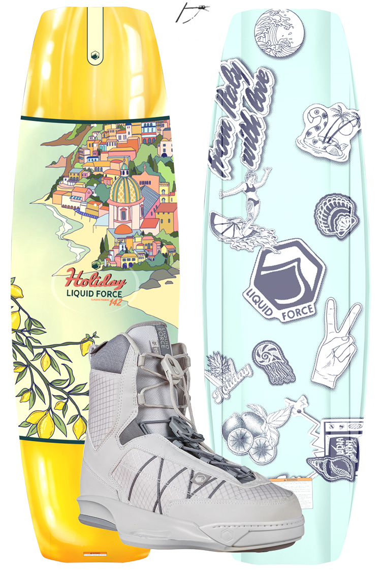 Liquid Force Liquid Force Holiday 146cm 2024 plus Vida WAKEBOARDSET 2024