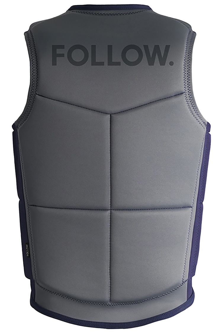 Follow SECTION WAKEBOARD IMPACT VEST NAVY GREY MENS 2026