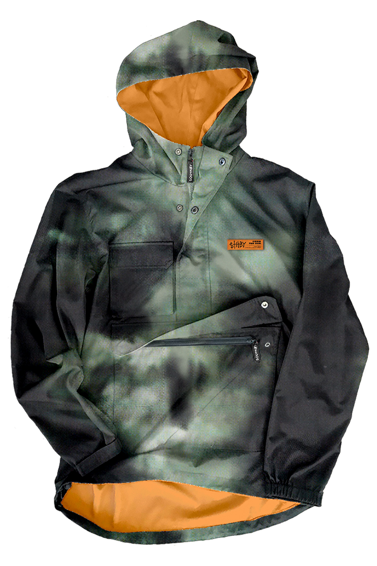 SouthBy P$$FCL Oneout Anorak Camo Dye Shell Jacket 2025