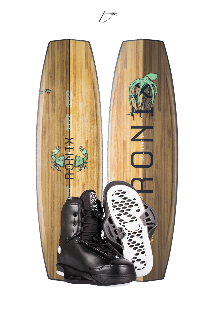 Ronix Ronix Diplomat 148cm 2025 plus Idol 6x WAKEBOARDSET