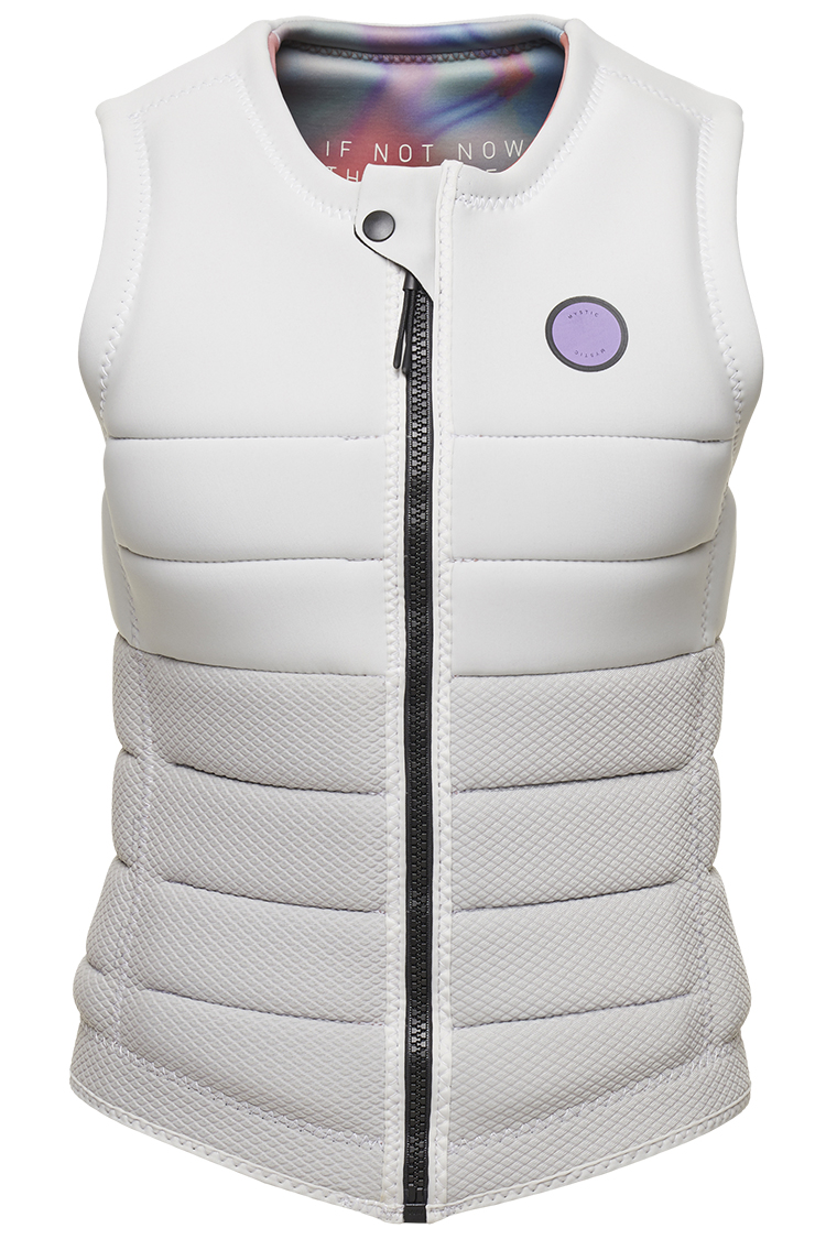 Mystic Baloo Women Impact Vest Fzip Off White 2023