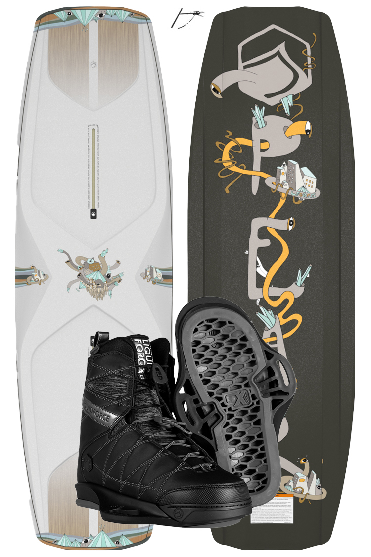 Liquid Force Liquid Force Peak 146cm 2025 plus Classic WAKEBOARDSET 2025