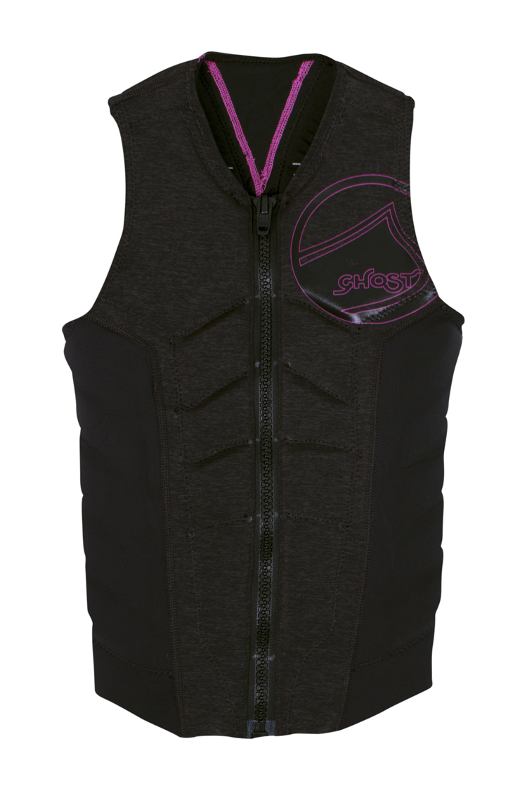 Liquid Force Ghost Womens Comp Wakeboardweste Coal/Pink 2017