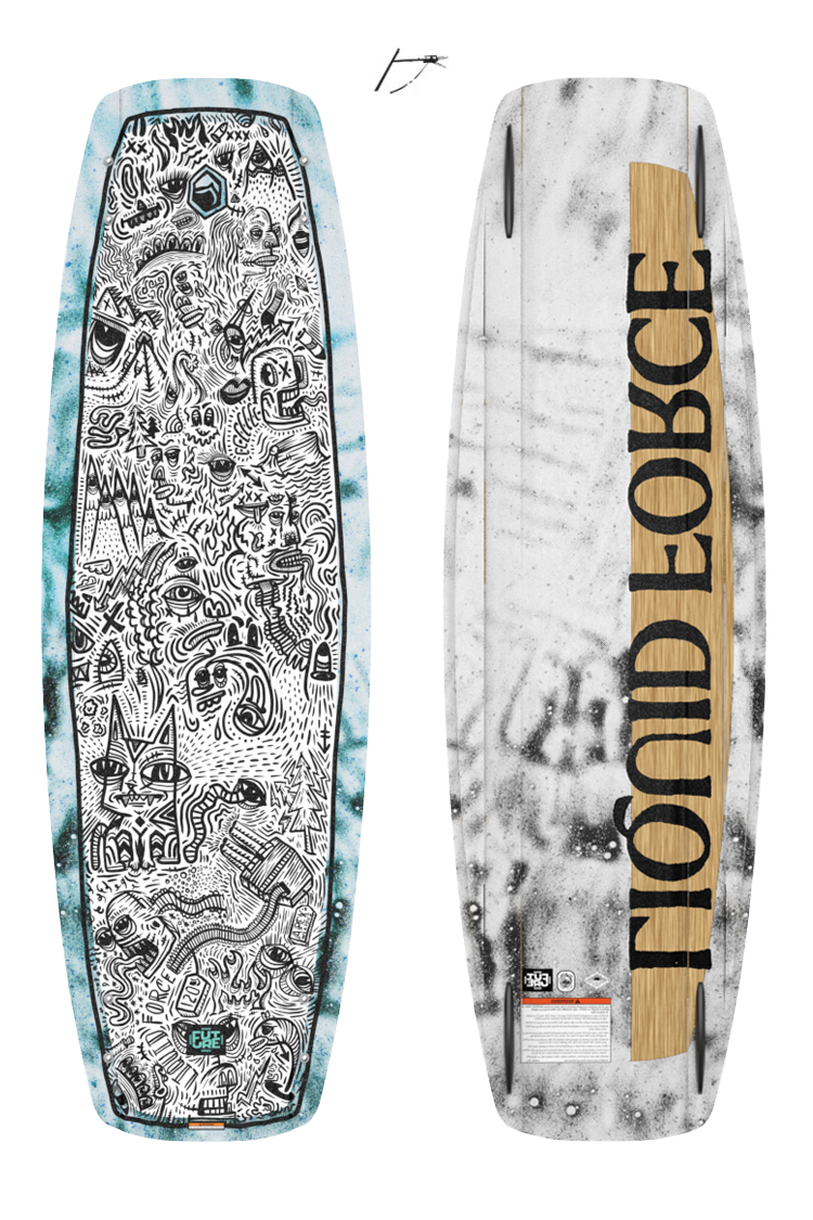 Liquid Force APEX FS TEAL WAKEBOARD 2025