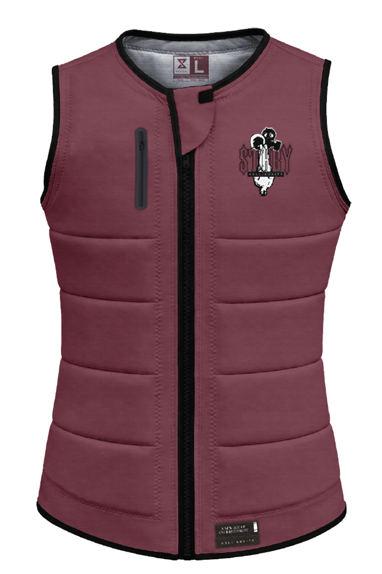 SouthBy HELL AWAITS Bennington Wine Wakeboard Impact Weste 2026