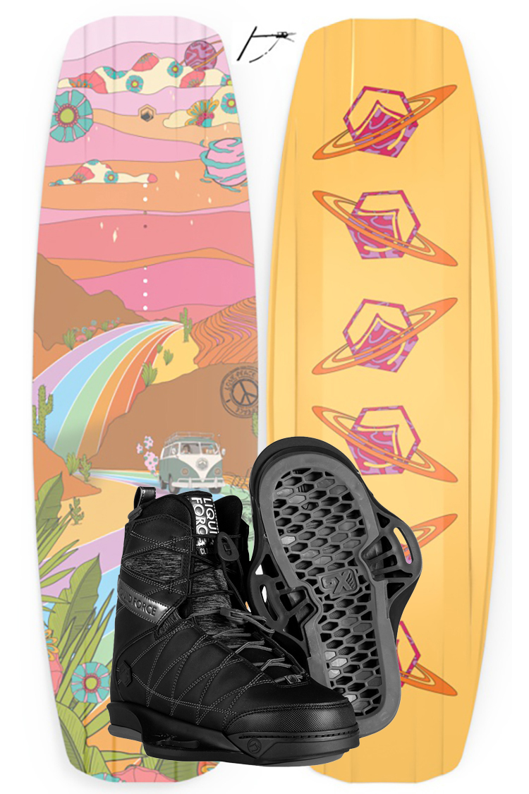 Liquid Force Liquid Force Holiday 146cm 2023 plus Classic WAKEBOARDSET 2023