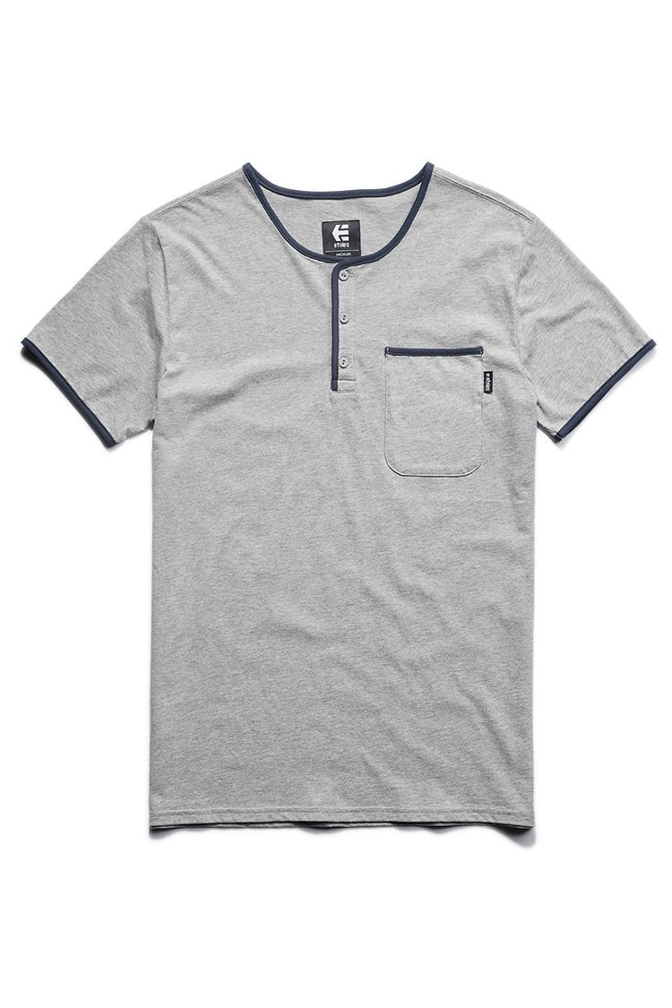 Etnies Kilroy Henley Tee grey/heather