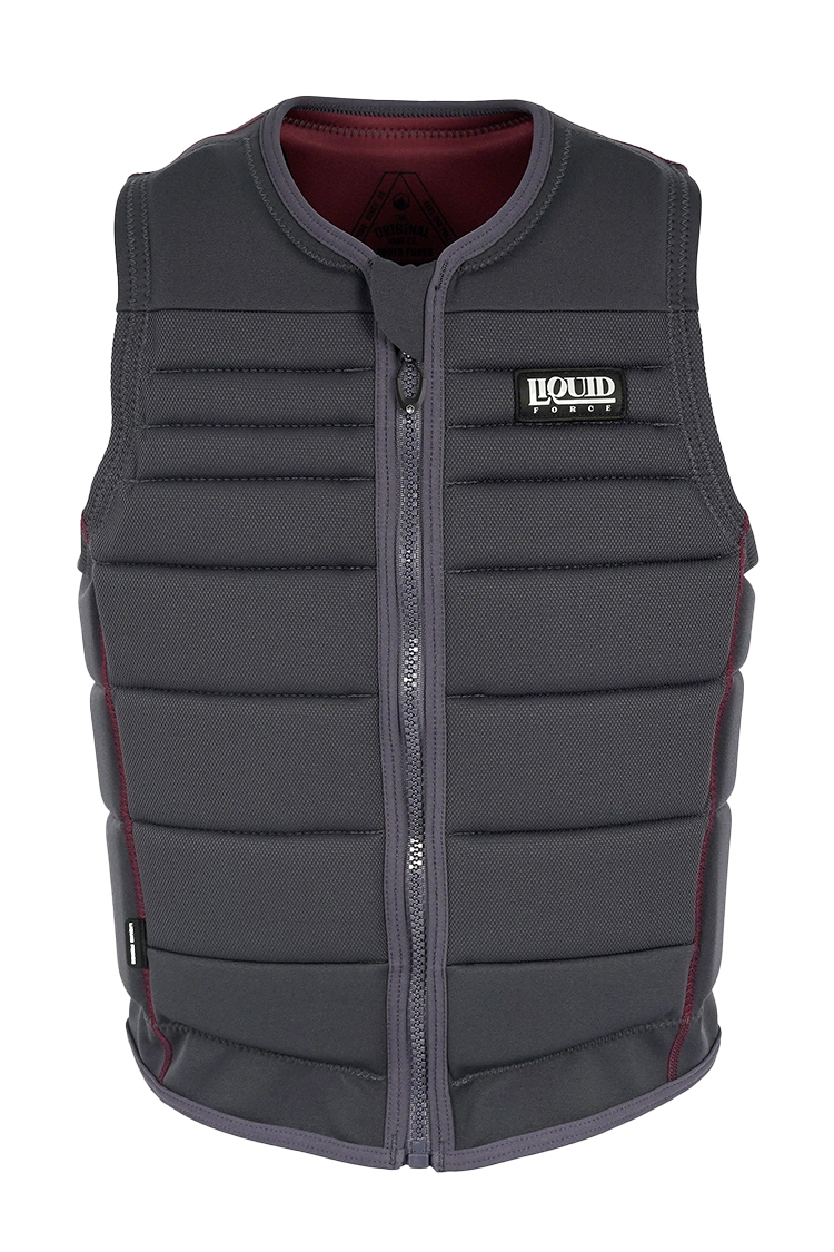 Liquid Force FUSE COMP CHARCOAL WAKEBOARD IMPACT VEST MENS 2026