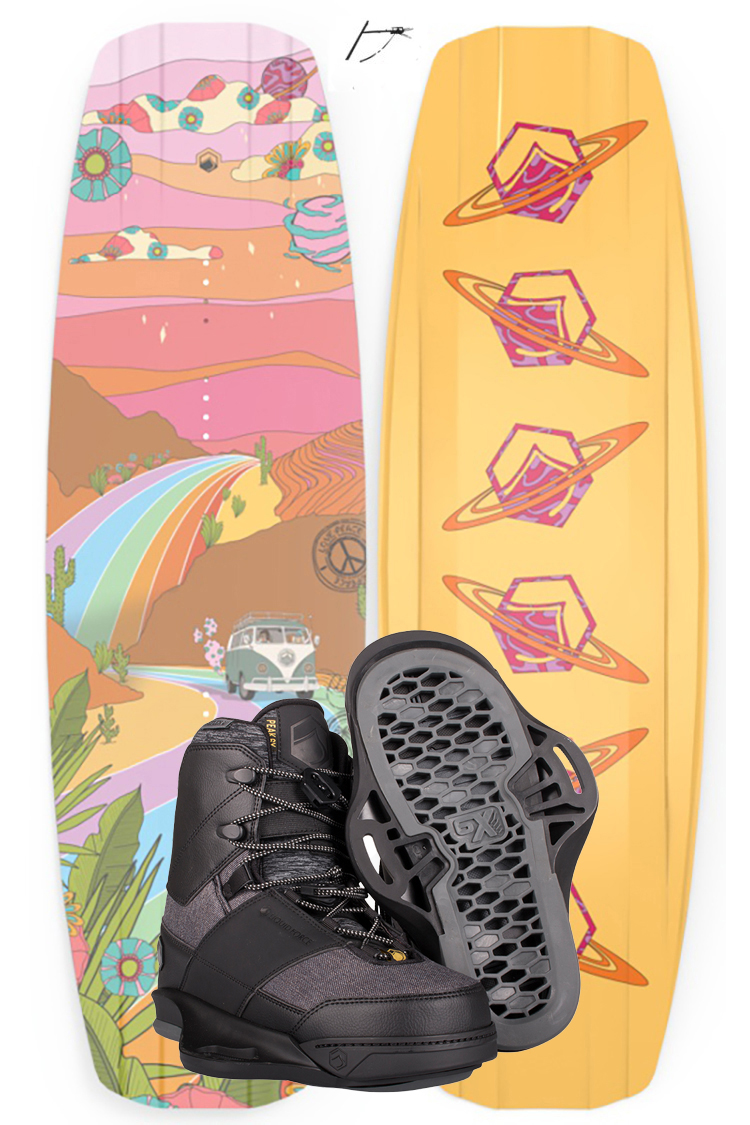 Liquid Force Liquid Force Holiday 146cm 2023 plus Peak 6x WAKEBOARDSET 2023
