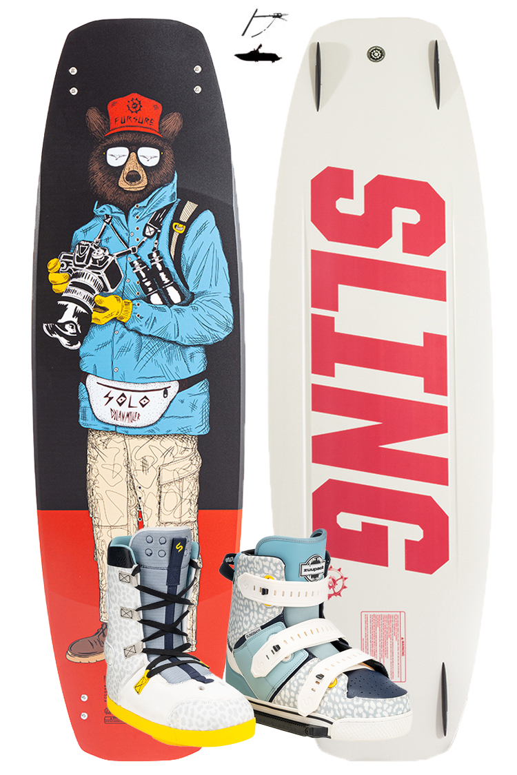 Slingshot Slingshot Solo 146cm 2022 plus Zuupack WAKEBOARDSET 2022